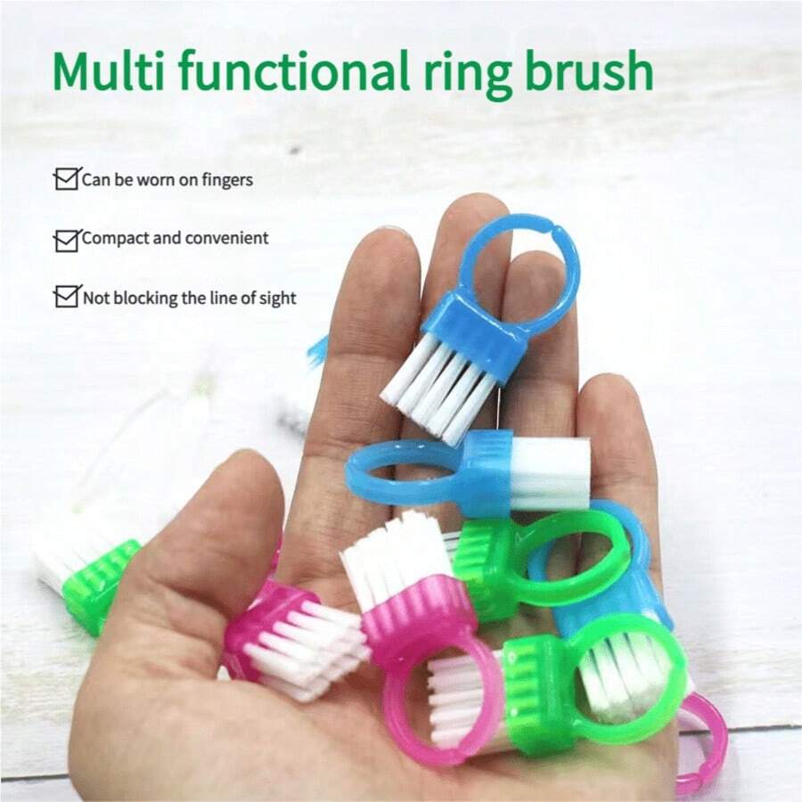 Chổi mini cầm tay Dopamine tiện dụng, chổi quét bụi, chổi ngón tay, chổi móng tay, dụng cụ đa năng nhỏ gọn.