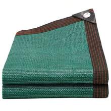 High Quality Privacy Shade Net - 81% Shading Rate, Suitable For Garden, Yard, Balcony And Outdoor Areas; Weather-Resistant Fabric, Easy Installation, Outdoor Privacy Shade Net, Balcony Decoration, Fashionable And Elegant, Easy Installation, Fence Mesh, Shade Net, Plastic Curtain, Space Divider, Gardening Accessory, Shade Net - 1 Dark Green - View 3