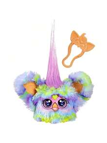 Furby Furblets Bub-Lee 迷你朋友，45+种声音和音乐，只会说 Furbish 语，电子毛绒玩具，粉色和白色，返校礼物，适合6岁以上儿童 - 彩色 - 查看 16