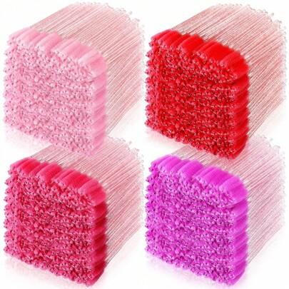 1000 que nối mi dùng một lần, cọ trang điểm mi số lượng lớn, que nối mi, lược chải lông mày (màu), cọ chải lông mày pha lê (thích hợp cho nối mi), cọ tán phấn mắt, cọ xoắn ốc