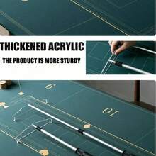 G040-S Aluminum Alloy Silver Retractable Card Rake, Suitable For Texas Holdem, Blackjack, Dice Games, Tabletop Games, Max Extension 70cm/27.5in, Freely Adjustable Length - Silver - View 4