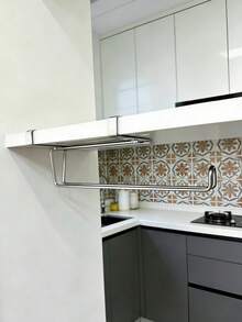 1个304不锈钢纸巾架，厨房卷纸架，保鲜膜收纳架 - 查看 10