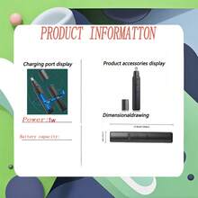 AXH Electric Nose Hair Trimmer, Trimmer, Ear & Nose Hair Trimmer, Ear Nose Eyebrow Trimmer - Black - View 2