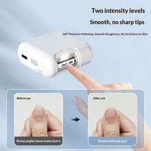 1pc Smart Electric Nail Clippers With Anti-Clip, Nail Polishing, Lighting And Grinding Functions. Suitable For All Ages. Portable USB Rechargeable 2-In-1 Electric Nail Clipper & Grinder With LED Light Avoid Clipping The Meat - Multicolor - View 4
