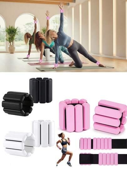 Bộ 2 tạ đeo cổ tay và mắt cá chân có thể điều chỉnh (dành cho cả nam và nữ), bộ tạ tập thể dục, dùng cho các bài tập, yoga, đi bộ, chạy bộ, khiêu vũ, Pilates, aerobic, tập luyện tại nhà, vòng đeo tay có trọng lượng - Tạ đeo cổ chân và cổ tay có thể điều chỉnh cho nam và nữ - Bộ 2 lbs (mỗi tạ đeo cổ tay 1 lb) | Vòng đeo tay có trọng lượng dùng cho phòng tập, Pilates, yoga, chạy bộ và đi bộ