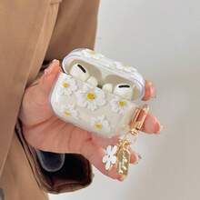 花朵图案 1 件装 第四代/Pro 2 无线蓝牙耳机保护套 - 彩色 - 查看 2