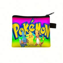 pokemon Ví đựng tiền xu mới, ví đựng thẻ in hình, ví unisex - Nhiều màu - Xem 4