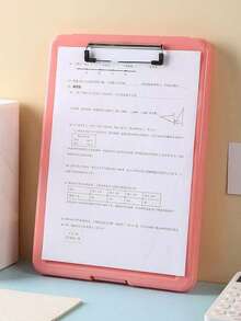 1 pieza Caja organizadora de archivos tamaño A4, organizador de exámenes estudiantiles, portafolios de alta capacidad para libros de información, adecuado para oficina y almacenamiento de archivos estudiantiles, multiusos, fácil de guardar - A - Ver 16