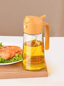 Bình xịt dầu ô liu thủy tinh 2 trong 1, dụng cụ nấu ăn, đồ dùng nhà bếp và phụ kiện nồi chiên không dầu, dùng cho salad, nướng BBQ. - Xem 13