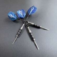 Easytoday 3pcs/Set High-End Stainless Steel Barrel Darts Set, Approx. 22g, Suitable For Competition And Leisure Entertainment, Adult Party Game, Applicable To Various Festivals - Multicolor - View 8