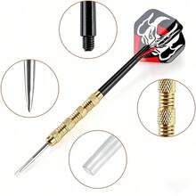 Easytoday 18 piezas Nuevo Juego de Dardos, Dardos de Ocio, Mejora la Precisión, Adecuado para Entretenimiento, Entrenamiento y Competición - Multicolor - Ver 5