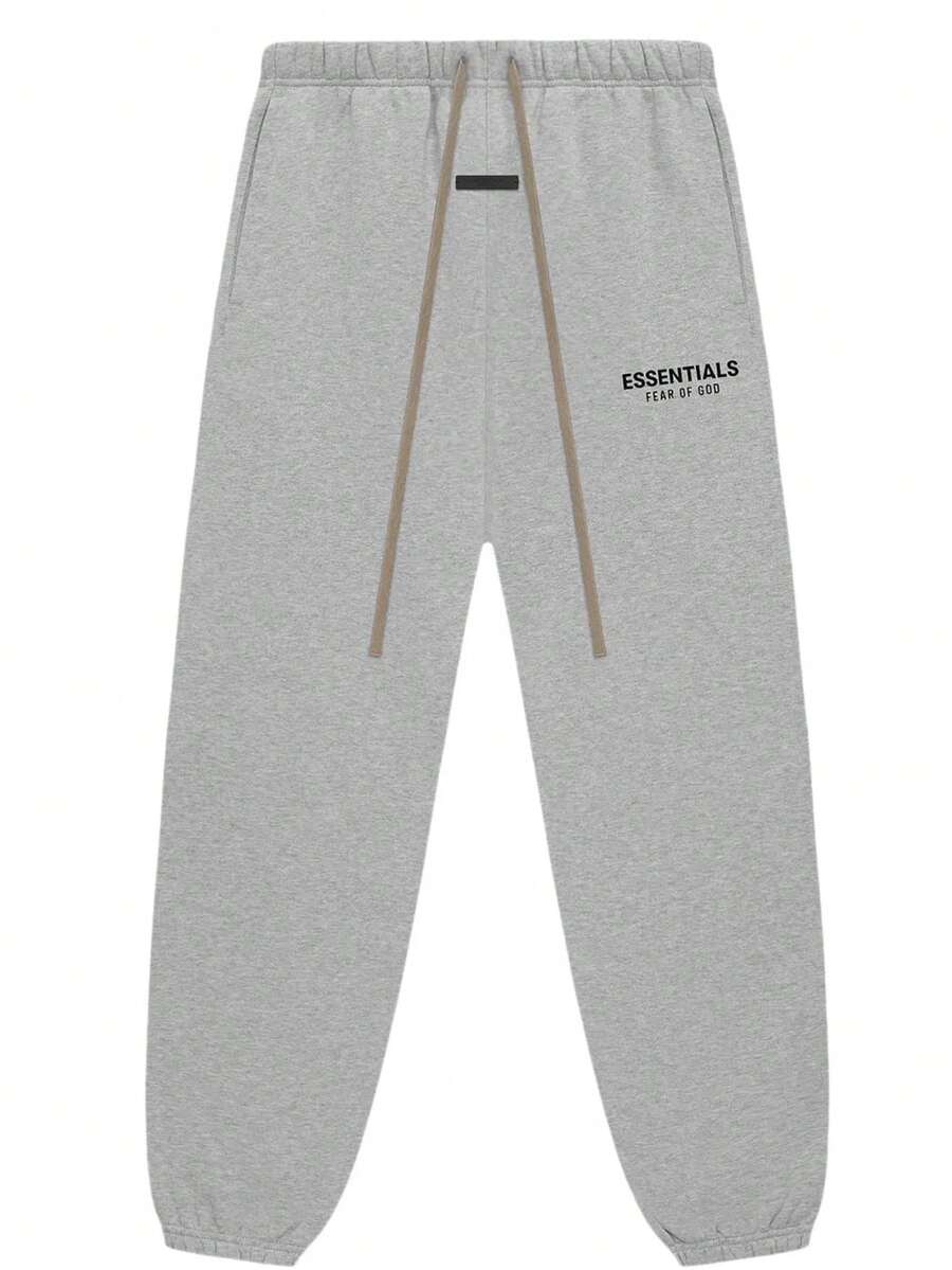 Fear Of God Essentials Fleece Sweatpant (FW24) - 淺灰色 - 查看 1