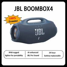 Premium JBL Boombox 4 Bluetooth Speaker IP68 Waterproof AI Sound Boost 34H Playtime Powerful Bass Party Outdoor Speaker Top Rated - 查看 10