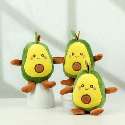 14cm/5.51in Cute Avocado Plush Doll, Fruit Shaped Home Decor Plush Fruit Doll, Suitable As Gift For Friends, Children's Day, Christmas, Valentine's Day, Party, Mother's Day And Other Occasions