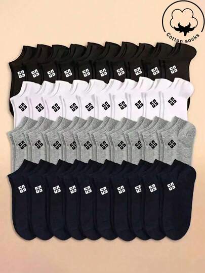 30 đôi tất cotton nữ, tất ngắn, tất trắng, tất xám, tất đen, tất nữ, tất dễ thương, tất bé gái, tất mùa thu/đông/xuân/hè, chi tiết lưới thoáng khí, thiết kế lỗ thoáng khí, thấm hút mồ hôi, mềm mại và mịn màng, phù hợp cho nhiều dịp lễ, thể thao, giải trí, công sở và mặc hàng ngày, có thể mặc quanh năm, phối màu ngẫu nhiên.