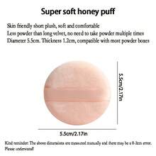 3pcs Powder Puff Set, Ultra Soft Flocked Makeup Sponge, Makeup Cosmetic Set, Dry & Wet Powder Puff, Suitable For Travel, Beauty Tool With Strap - Multicolor - View 10