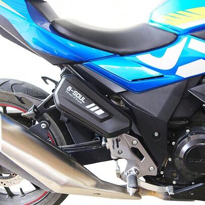 Waterproof Motorcycle Hard Shell Bag - Detachable Strap, EVA Material, Black - Suitable For Street Bikes And Off-Road Bicycles