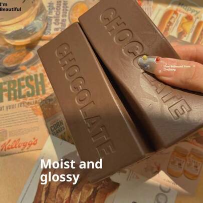 超柔软慢回弹巧克力棒，舒缓压力，挤压玩具，享受压力，可爱生日礼物 - 完美礼物