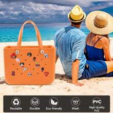 12PCS Nurse And  Charms For Bogg Bags PVC Decorative Bag Charms For  And Rubber Beach Totes Waterproof Accessories For Women And Girls - 如圖所示 - 查看 8