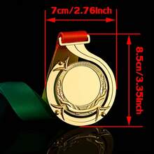 [Personalized Custom Text]Unique Gold, Silver, And Copper Medals, Suitable For School Sports Awards - Ideal For Various Competitions And Honor Awards - 金子 - 查看 7