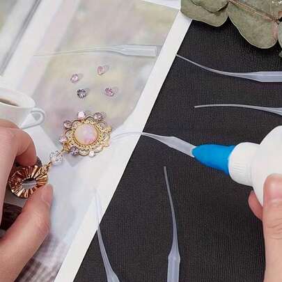 Bộ 1/20/50/100/200 chiếc dụng cụ bôi keo độ chính xác cao | Đầu nhỏ & ống nối dài, vòi phun siêu nhỏ, chống rò rỉ, thích hợp cho thủ công mỹ nghệ, phân phối trong phòng thí nghiệm, sửa chữa giày dép, bảo trì công nghiệp, đóng gói điện tử, làm mô hình.