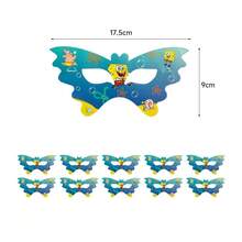 SpongeBob SquarePants 10个/套主题派对礼品袋，趣味桌布，可爱卡通糖果袋，派对和节日生日装饰袋，派对用品，采用卡通人物图案 - 可爱的派对礼品袋，适合生日活动、庆祝活动，非常适合粉丝、返校季、婚礼季，是为任何场合增添乐趣的完美礼物。 - 彩色 - 查看 8