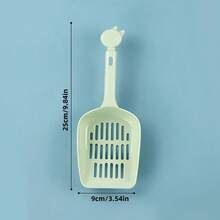 3 piezas Cucharas para arena de gato - Fácil de limpiar, cucharas de plástico resistente para arena de gato de mascotas - Ver 11