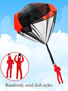 Hand Throw Parachute, Airborne Parachute With Soldier, Outdoor Sports - Multicolor - View 7