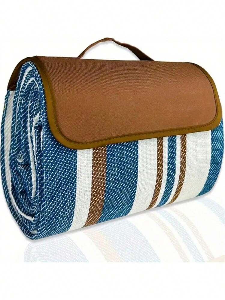 1 pezzo Telo da picnic portatile, impermeabile e anti-umidità, realizzato in tessuto Oxford rinforzato, pieghevole, adatto per raduni familiari, spiaggia, campeggio, prato, parco e altre occasioni - Modello di lusso 200x300 - Visualizzare 7