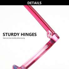 2pcs Ombre Round Frame Reading Glasses, Women's High Definition Eyewear, 2-Pack, Versatile Daily Accessory - Blue + Pink - View 8