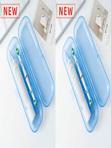 1/2/3 buc cutie de depozitare pentru periuța de dinți electrică de călătorie, cutie portabilă de depozitare pentru pastă de dinți de călătorie, cutie de depozitare simplă, cutie portabilă pentru pastă de dinți, depozitare pentru capete de periuță de dinți, potrivită pentru utilizare zilnică, călătorii, camping, acasă, afaceri, înapoi la școală și alte ocazii. - Multicolor - Vizualizare 25