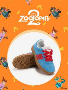 Disney 与《疯狂动物城2》官方联名款 | 一双儿童平底鞋，适合日常、假日运动和户外穿着，舒适贴合双脚，防滑、耐磨、透气 - 藍色 - 查看 2