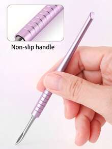 1 Set Callus Remover Kit: 6-In-1 Professional Callus Remover And Cutter, Stainless Steel Gel Nail Polish Scraper, Durable Nail And Foot Care Cleaning Tools For Manicure And Pedicure - Multicolor - View 3