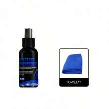 Chai xịt chống sương mù và chống nước bền lâu 1.01oz | Sử dụng công thức gốc nước, không dầu để đảm bảo độ trong suốt lâu dài trên mọi bề mặt kính và nhựa. - 30ml + khăn màu xanh - Xem 9