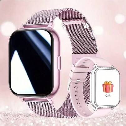 Reloj inteligente multifuncional con pantalla HD de 1,81" - Llamadas inalámbricas, control de cámara, ajuste de música, seguimiento de actividad física, fondo de pantalla personalizable | Compatible con teléfonos Android, admite notificaciones de llamadas y mensajes