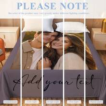 Chăn nỉ in theo chủ đề tùy chỉnh, ảnh có thể thay thế, chữ in tùy chỉnh ở phía dưới, đáp ứng nhu cầu thể hiện cảm xúc - In kỹ thuật số mềm mại và ấm áp cá nhân hóa, chống rách, có thể giặt máy, không gây dị ứng, chăn đa năng dùng được cả bốn mùa, phù hợp cho ghế sofa, giường, du lịch, cắm trại, phòng khách, văn phòng. - Nhiều màu - Xem 9