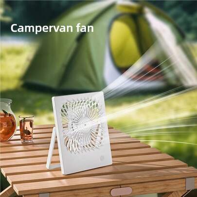 1个便携式迷你桌面风扇，1200mAh，适用于办公室、房间、梳妆台