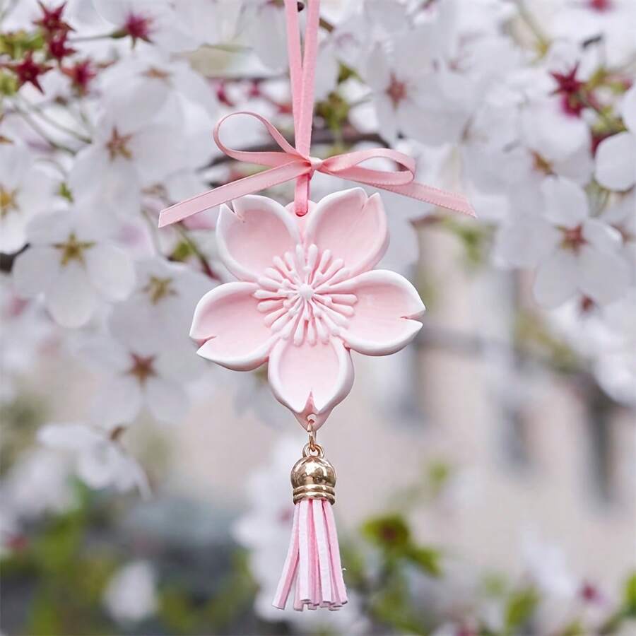 Cetakan Silikon Motif Bunga Kamelia/Cherry Blossom Ukuran Besar, Cetakan Resin Plaster, Cetakan Lilin Plaster 3D