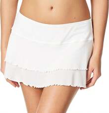 Body Glove Women's Standard Lambada Solid Mesh Swimsuit Cover Up Skirt EEDR - 杏色 - 查看 1