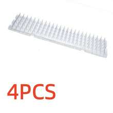 Piquets anti-oiseaux et anti-chats en plastique transparent pour l'extérieur, avec des clous de protection étendus, universels pour une utilisation intérieure et extérieure, repoussent efficacement les pigeons, les écureuils et autres animaux, fournissent un tapis de piquets anti-chats fiable, améliorent la . - Multicolore - Voir 7