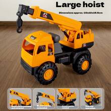 Extra Large Inertial Construction Vehicle Toy, Thick & Durable For Children, Beach Excavator, Bulldozer, Dump Truck - Multicolor - View 7