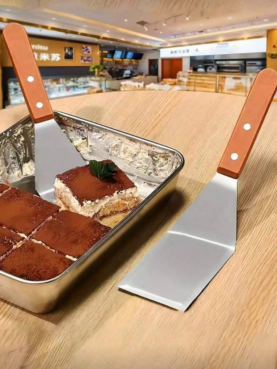 1 件装不锈钢铲,斜角硬木手柄 - 大号金属煎饼铲,不锈钢蛋糕铲,木柄,牛排烹饪铲,蛋糕和甜点铲,适用于铸铁锅、烤盘、蛋糕、煎锅、烧烤、煎饼、汉堡,是烧烤和家庭使用的理想之选。 - 彩色 - 查看 1