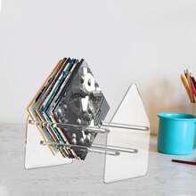 Vinyl Record Storage Holder,Vinyl Organizer, Acrylic Vinyl Record Display Racks,Quick Assembly Vinyl Album Holder,Record Album Storage Rack For Book Albums - View 1
