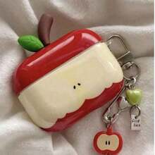 1pc Cute 3D Style Protective Pro 1st/2nd/3rd/4th Generation Earphones - Red - View 2