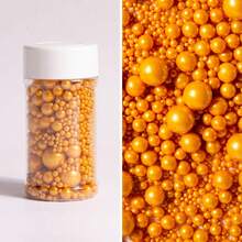 3oz/85g Mixed Pearl Cake Decorations - Suitable For Celebration Events, Weddings, Parties, Christmas Cupcake Decorations, Candy Decorations, Wedding Cake Decorations - Multicolor - View 21