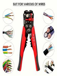 Wire Stripper Self-Adjusting Cable Cutter Crimper Automatic Wire Stripping Tool Cutting Pliers Tool For Industry Hand Tools - A - View 6