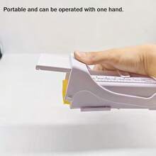 1pc Adjustable Butter Slicer, Kitchen Portion Dispenser, One-Handed Operation - View 1