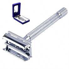 Men'S Double-Sided Stainless Steel Manual Razor With A Strong Non-Slip Handle And Quick Blade Replacement - Multicolor - View 12