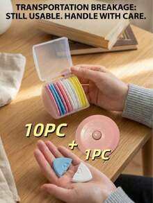 10pcs Tailor's Chalk Fabric Marking Chalk Sewing Tools Marking Chalk With Storage Box - Multicolor - View 14
