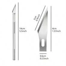 1把雕刻刀+5个刀片套装，手工切割垫纸刀，手工切割笔，DIY木雕雕刻刀 - 雕刻刀 - 查看 5